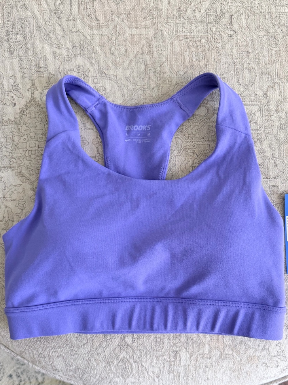 Brooks Lavender Racerback Support Sports Bra
